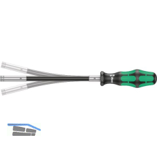 WERA Bithalter 393 S extra slim flexibler Schaft