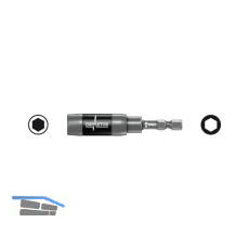 WERA Universal Bithalter Impaktor 897/4IMP R mit Ringmagnet 1/4" sechskant 75mm
