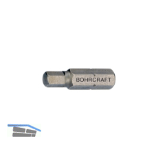 BOHRCRAFT Bit-Einsatz Code 6160 1/4"sechskant 3,0/25 mm Innensechskant