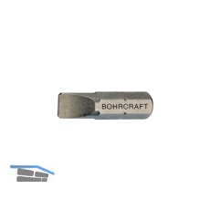 BOHRCRAFT Bit-Einsatz Code 6100 1/4"sechskant 3,0 x 0,25 x 25 mm Schlitz