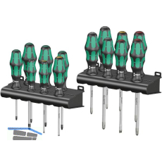 WERA Schraubendreher-Satz Big Pack 300 Schlitz/Phillips/Pozidriv/Torx�14-tlg