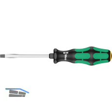 WERA Schraubendreher 334SK 1.2 x 7.0 x 125 mm Schlitz