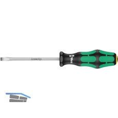 WERA Schraubendreher 334 Lasertip 1.0 x 7.0 x 150 mm Schlitz
