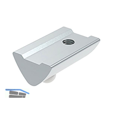 FATH Nutenstein Nut 6 einschwenkbar ohne F�hrungssteg mit Federkugel M6