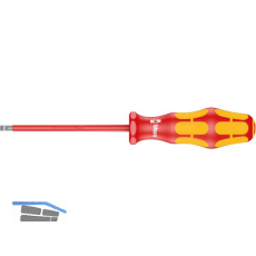 WERA VDE-Schraubendreher 160i mit Lasertip 0,6 x 3,5 x 100 mm Schlitz