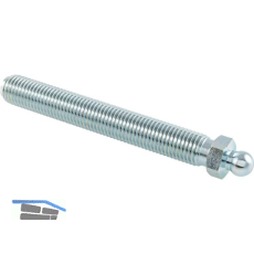 FATH Gewindestange f�r Gelenkstellfu� metrisch Kugel 15 M16 x 100 mm
