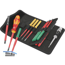 WERA VDE-Wechselklingen-Satz KK 16 extraslim 1 PH/PZ/PZS/Torx�/Schlitz 16-teilig
