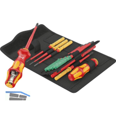 WERA VDE-Wechselklingen-Satz KK Turbo i Imperial PH/PZS/Torx�/Schlitz 16-teilig