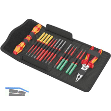 WERA VDE-Wechselklingen-Satz KK 17 extraslim 1 PH/PZ/PZS/Torx�/Schlitz 16-teilig