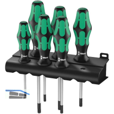 WERA Schraubendreher-Satz 367/6 BO Torx� mit Bohrung 6-teilig