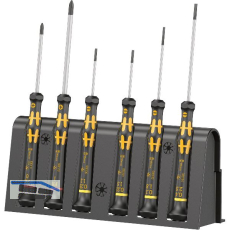 WERA Elektronik-Schraubendreher-Satz 1578A/6 ESD Phillips/Schlitz 6-teilig