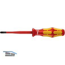 WERA VDE-Schraubendreher 165 iSS PZ/S 1/80 mm Pozidriv/Schlitz