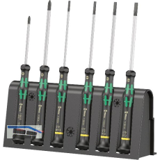 WERA Elektronik-Schraubendreher-Satz 2035/6 B Phillips/Schlitz 6-teilig