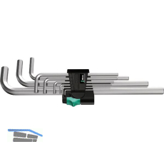 WERA Sechskant Stiftschl�ssel-Satz 950/9 Hex-Plus 2 1.5-10 mm 9-teilig