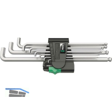 WERA Sechskant Stiftschl�ssel-Satz 950/9 Hex-Plus 4 1.5-10 mm 9-teilig