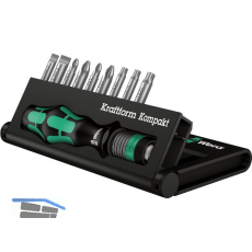 WERA Bit-Magazinhalter Kraftform Kompakt 10 10-teilig