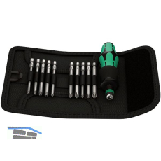 WERA Bit-Satz Kraftform Kompakt 41 in Falttasche 11-teilig