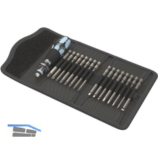 WERA Bit-Satz Kraftform 60 Imperial Edelstahl in Falttasche 17-tlg.