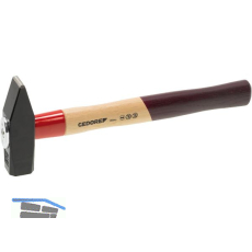 GEDORE Sicherheits Schlosserhammer 600 H Rotband Plus 1000 g Hickory Stiel