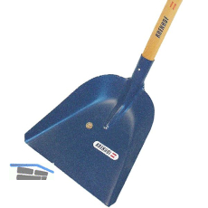 KRENHOF Stallschaufel mit Stiel 33 x 33 cm L�nge 1,60 m