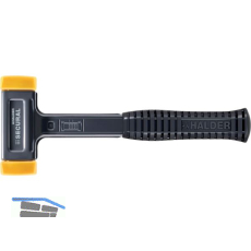 HALDER Schonhammer Secural Kopf 30 x 40 mm Polyurethan gelb Gummigriff