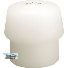 HALDER Schonhammer-Einsatz Kopf � 50 mm Nylon wei�
