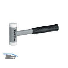 GEDORE Schonhammer 248 ST r�ckschlagfrei Kopfdurchmesser 40 mm Stahlrohrstiel