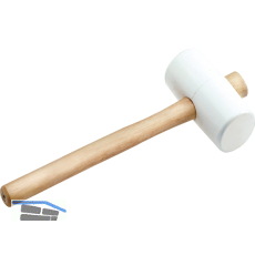 KAUFMANN Gummihammer wei� Kopfdurchmesser 65 mm mit Eschenstiel