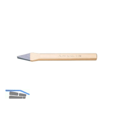 RENNSTEIG Kreuzmei�el flachoval DIN 6451 Schneidenbreite 8 mm L�nge 200 mm