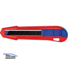 KNIPEX Universalmesser CutiX� Type 9010165BK mit 18 mm Abbrechklinge