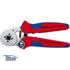 KNIPEX Crimpzange selbsteinstellend Seiteneinf�hrung 0,08-10/16 mm�, L=180 mm