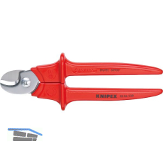 KNIPEX Kabelschere VDE 9506 f�r Kabel 16 mm/50 mm�, KS-Griff isoliert, L=230 mm