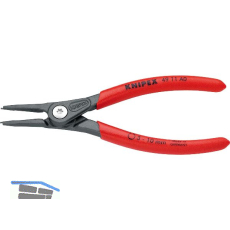 KNIPEX Pr�zisions Sicherungsringzange 4911 A0 DIN 5254 A au�en gerade