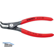 KNIPEX Pr�zisions Sicherungsringzange 4921 A01 DIN 5254 B au�en gebogen