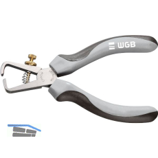 WGB Abisolierzange 0.6-10 mm� mit Feder und Stellschraube 2K-Griff 160 mm