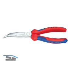 KNIPEX Langschnabelzange DIN 5745 gebogen 2K-Griff L�nge 200 mm