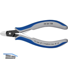 KNIPEX Pr�zisions-Elektronik-Seitenschneider 7922 DIN 9654 rund, L=125 mm