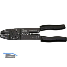 Combi-Presszange f�r isolierte + nicht isolierte Kabelschuhe 1.50-6.0 mm�