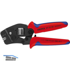 KNIPEX Crimpzange selbsteinstellend Fronteinf�hrung 0,08-10 mm�, L=190 mm