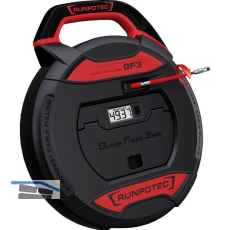 RUNPOTEC Kabeleinziehger�t GF3 30 m mit Meterz�hler