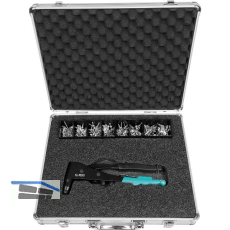 FEIFAR Sortimentskassette mit Stahl Blindnieten inkl. Handnietzange QR50