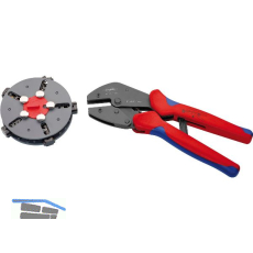KNIPEX Crimpzange Multicrimp mit 5 Eins�tzen L�nge 250 mm