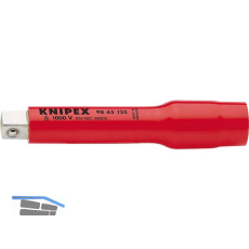 KNIPEX Verl�ngerung isoliert 1/2" Type 9845, mit Innen-/Au�envierkant, L=125 mm