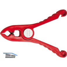 KNIPEX Klammer 9864 zu VDE-Abdecktuch, Kunststoff glasfaserverst�rkt, isoliert