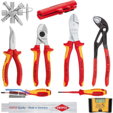 KNIPEX Werkzeug-Erweiterungsset Elektro 002090V01 10-teilig