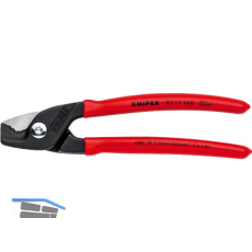 KNIPEX StepCut Kabelschere Type 9511 L�nge 160 mm f�r Kabeldurchmesser 15 mm