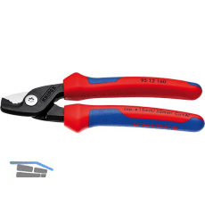 KNIPEX StepCut Kabelschere Type 9512 L�nge 160 mm f�r Kabeldurchmesser 15 mm