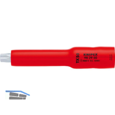 KNIPEX Steckschl�ssel-Einsatz isoliert 9829, 3/8" f�r TX50, L�nge 117 mm