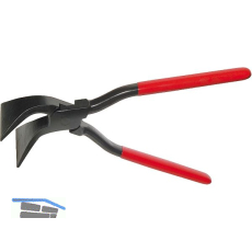 STUBAI Spengler-Falzzange 45� gebogen eingelegtes Gewerbe Breite 40 mm
