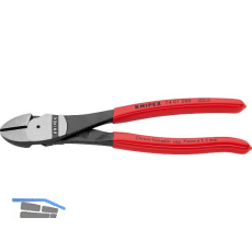 KNIPEX Kraft-Seitenschneider DIN 5749 Kunststoff-Griff L�nge 200 mm
